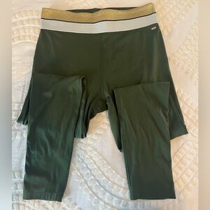 Victoria’s Secret Pink Active High waisted olive green leggings